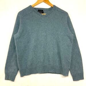 American Eagle Large Lambswool Crewneck Sweater Baby Blue Work Formal Soft Posh